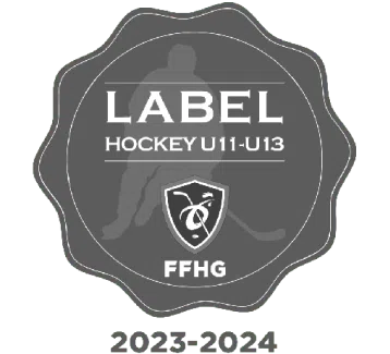 Label hockey u11 u13 gris