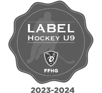 Label hockey u9 gris