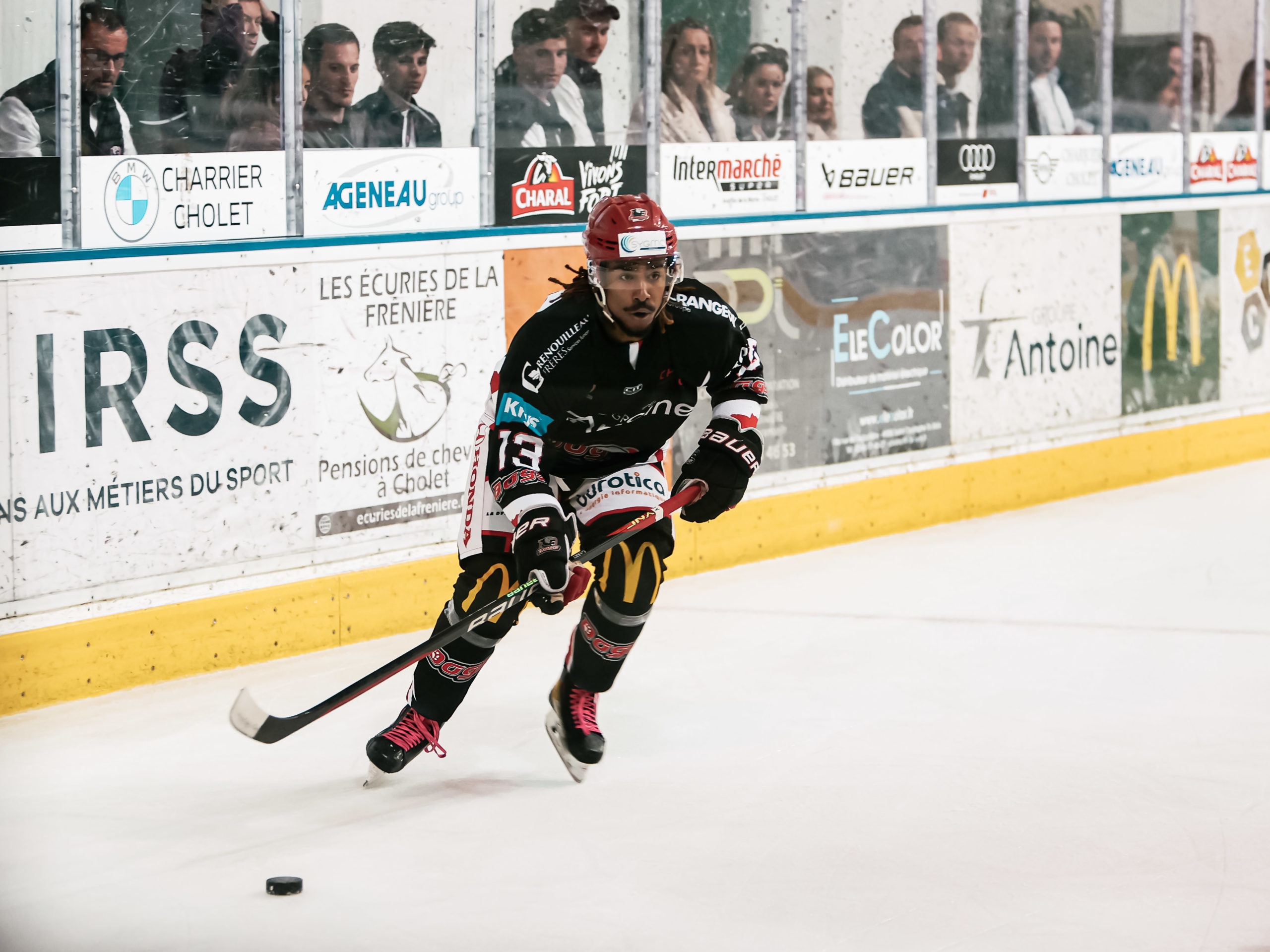 Joueur pendant un match